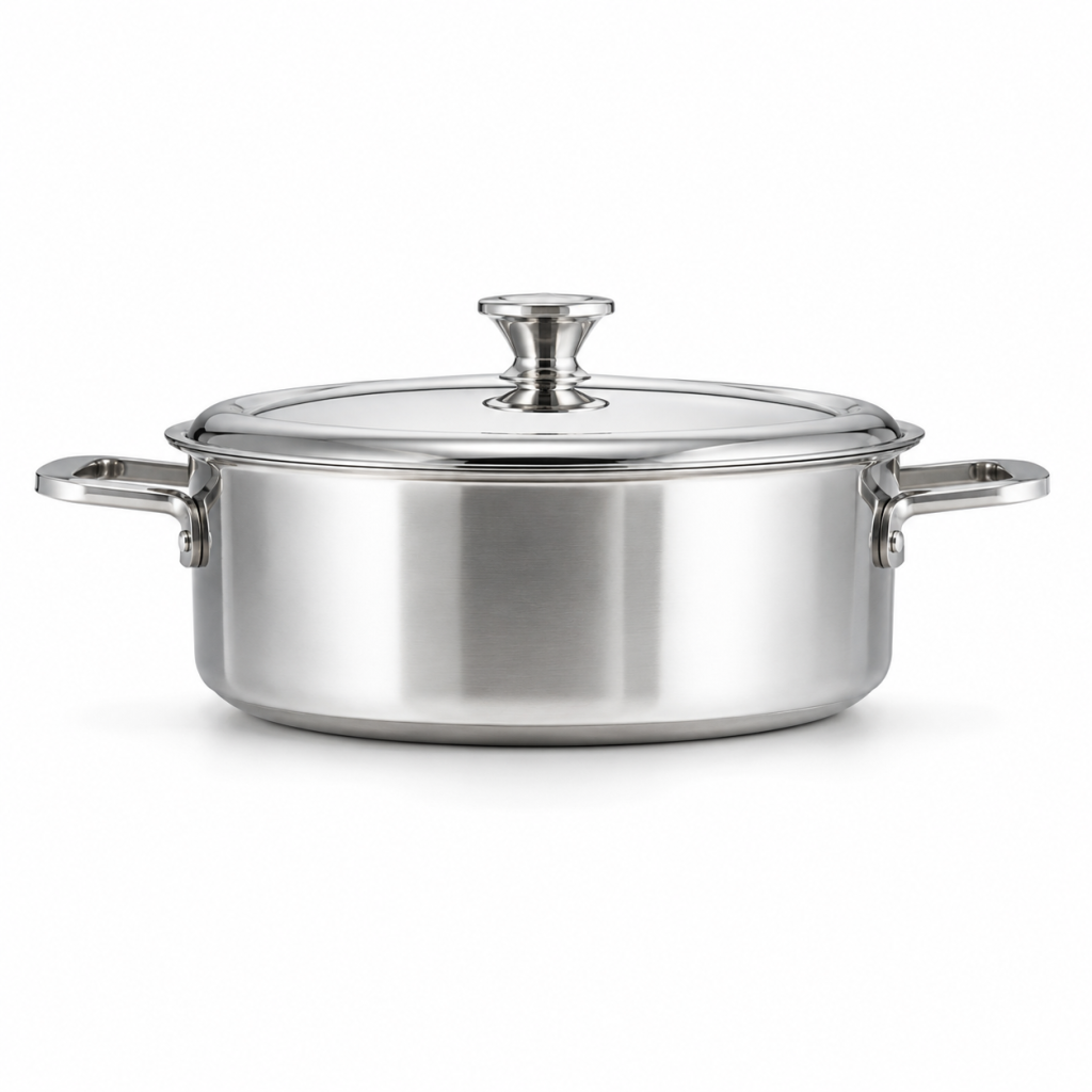 Caçarola Inox com Tampa