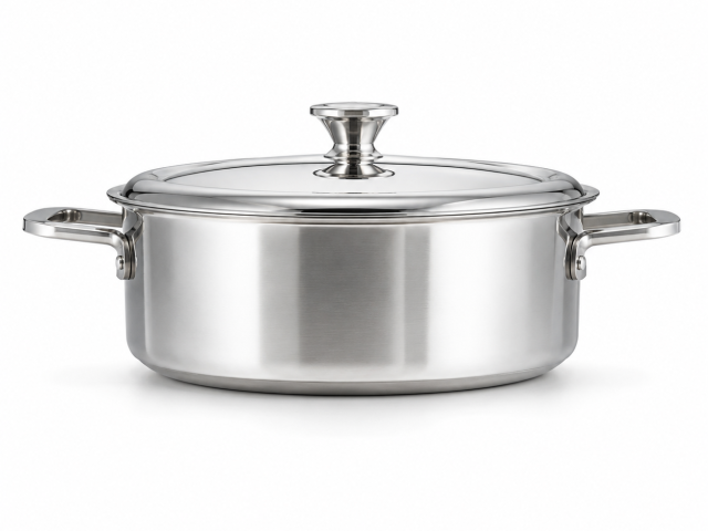 Caçarola Inox com Tampa